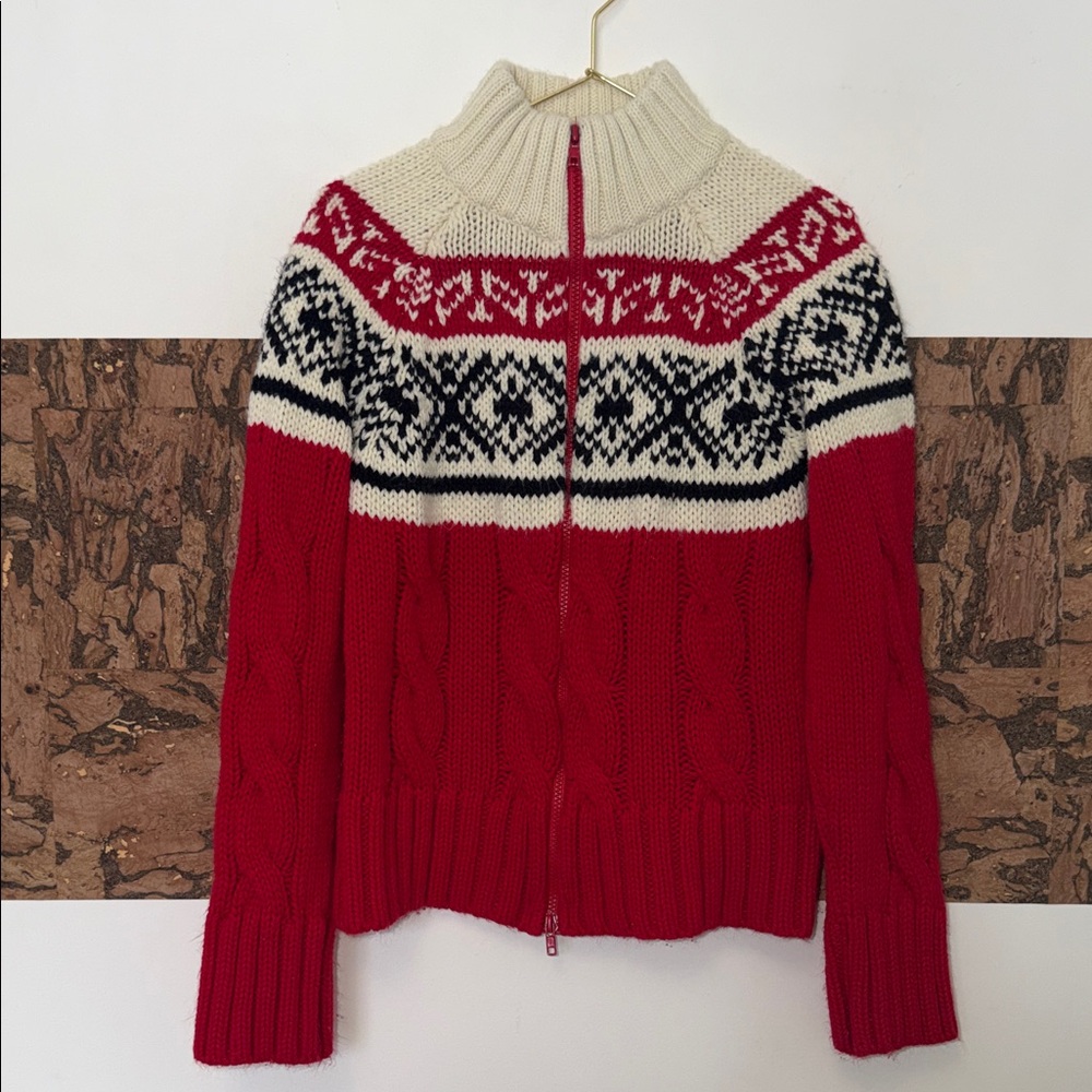 Vintage Nordic Turtleneck Sweater